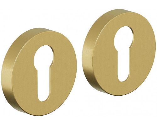 Накладка цилиндровая на круглой розетке Bravo AR-7CL Sgold
