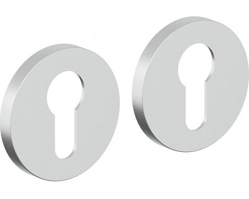 Накладка цилиндровая на круглой розетке Bravo A/Z-5CL SC МатХром