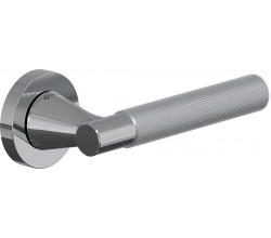 Ручка на круглой розетке System Proton-L C Хром (алюм.)