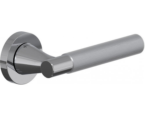 Ручка на круглой розетке System Proton-L C Хром (алюм.)