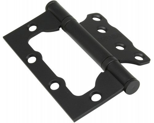 Петля без врезки стальная Bravo F-4-2BB 100*75*2,5 SB МатЧерный (универс.)