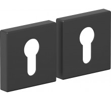 Накладка цилиндровая на квадратной розетке Bravo A-8CL SB МатЧерный