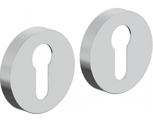 Накладка цилиндровая на круглой розетке Bravo AR-7CL Chrome