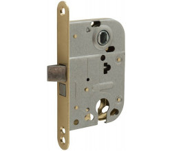 Замок стальной язычок Фин 118 G Золото (отв.планки 0045)