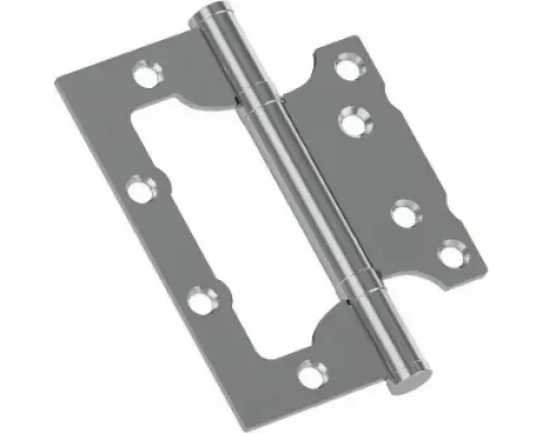 Петля без врезки стальная HFS-1-2B 100*75*2,5 Chrome