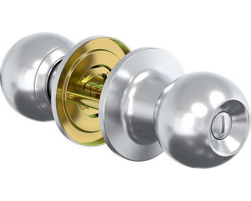 Ручка-зaщелка Bravo K-100 SC МатХром 01 (с одной стороны запирание на ключ, с другой на фиксатор)