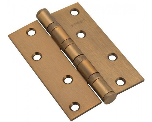 Петля врезная стальная Bravo HS-7-4BB 100*70*2,5 ABB Античная МатБронза (универс.)