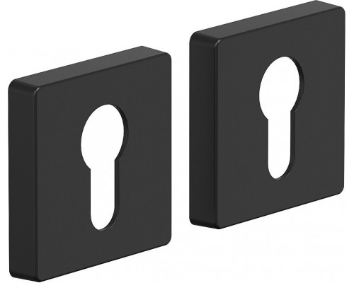 Накладка цилиндровая на квадратной розетке Bravo System R011Y МатЧерный