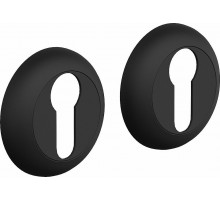 Накладка цилиндровая на круглой розетке Bravo A/Z-4CL SB МатЧерный