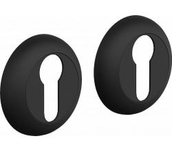 Накладка цилиндровая на круглой розетке Bravo A/Z-4CL SB МатЧерный