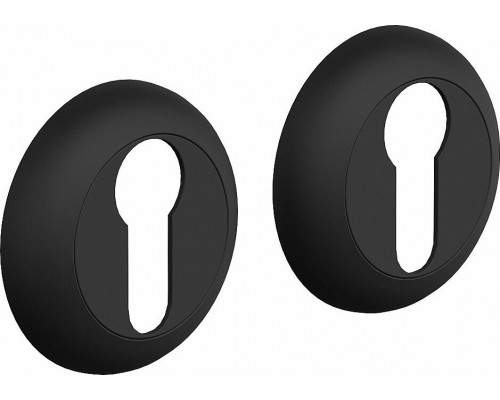 Накладка цилиндровая на круглой розетке Bravo A/Z-4CL SB МатЧерный