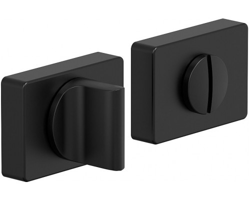 Фиксатор на прямоугольной розетке System R015W6 Мат черный