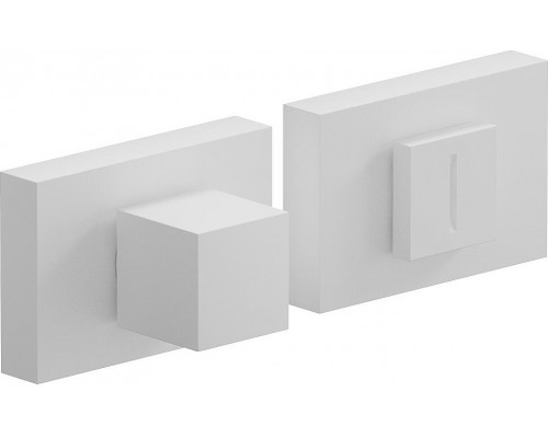 Фиксатор на прямоугольной розетке Bravo AS2-6WC Swhite