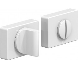 Фиксатор на прямоугольной розетке System R015W6 Мат Белый