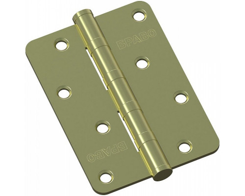 Петля врезная стальная Bravo RS-7-4BB 100*70*2,5 SG МатЗолото (универс.)