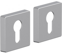 Накладка цилиндровая на квадратной розетке Bravo System R011Y БрашМатХром