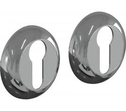 Накладка цилиндровая на круглой розетке Bravo A/Z-4CL C Хром (пром.)