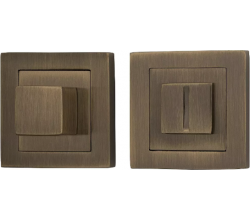 Фиксатор на квадратной розетке Bravo A/Z-2WC AB Бронза