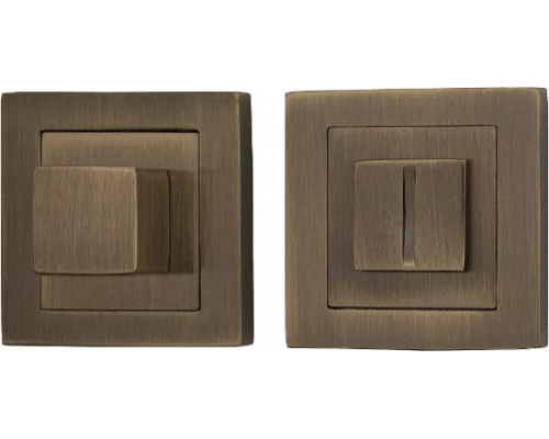 Фиксатор на квадратной розетке Bravo A/Z-2WC AB Бронза