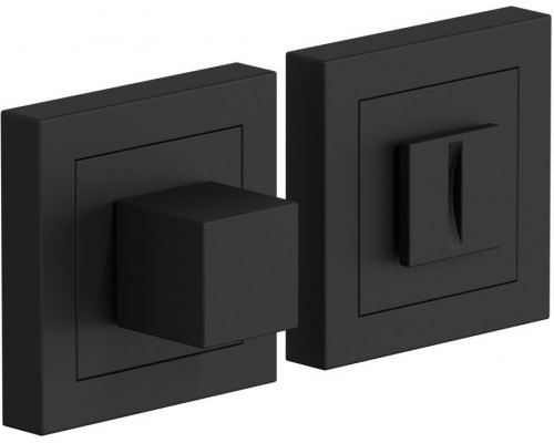 Фиксатор на квадратной розетке Bravo A/Z-2WC SB МатЧерный