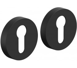 Накладка цилиндровая на круглой розетке Bravo AR-7CL Sblack