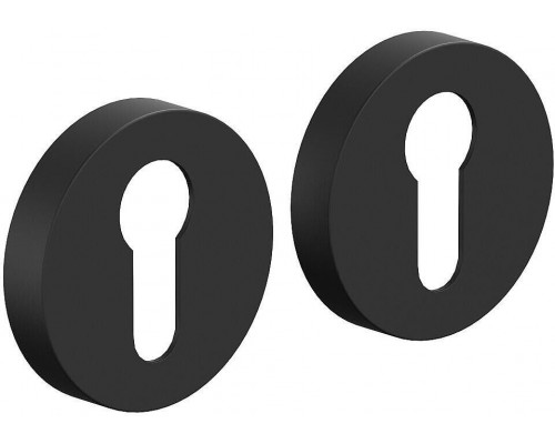 Накладка цилиндровая на круглой розетке Bravo AR-7CL Sblack