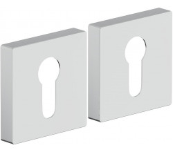 Накладка цилиндровая на квадратной розетке Bravo AS-6CL Chrome