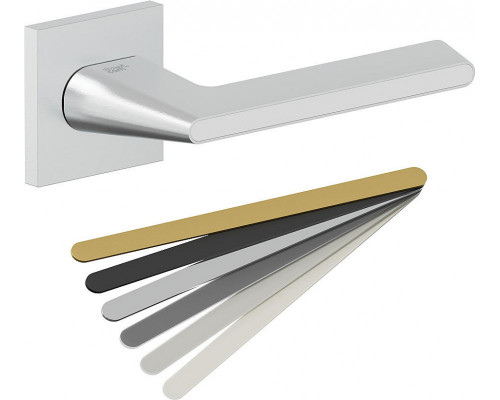 Ручка на квадратной розетке Bravo AS-322 SChrome/7D