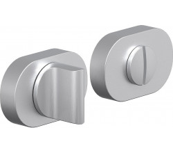 Фиксатор на овальной розетке System R015W6 Браш МатХром