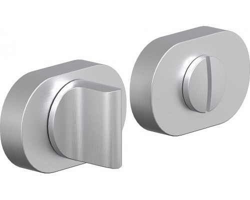 Фиксатор на овальной розетке System R015W6 Браш МатХром