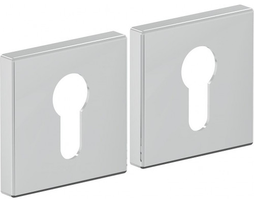 Накладка цилиндровая на квадратной розетке Bravo AS-3CL Chrome