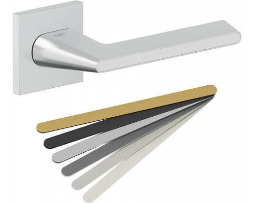 Ручка на квадратной розетке Bravo AS-322 SChrome/7D