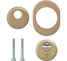 Броненакладка на цилиндр 06.470.00.64 (06.480.00.0+06.483.00.0.64+06.483.61.0.64) (БРОНЗА)