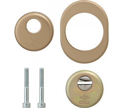 Броненакладка на цилиндр 06.470.00.64 (06.480.00.0+06.483.00.0.64+06.483.61.0.64) (БРОНЗА)