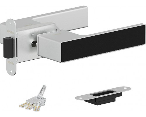 Ручка-зaщелка Bravo KM-900/01 SC МатХром/Bblack