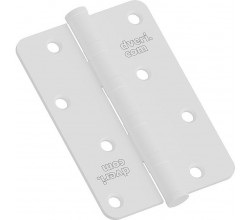 Петля врезная стальная HMS-2-4B 100*70*2,5 Uni Swhite