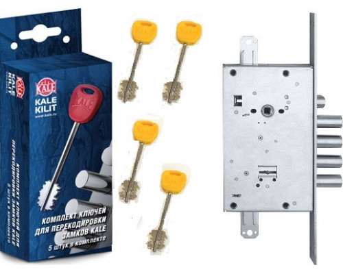 Ключи для перекодировки замков Kale 472 LR/476 LR 75 мм (5 шт.)