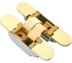 Петля скрытая K1019 3D 110*61,45*26,8/21,2 Золото (универс., 20 кг)