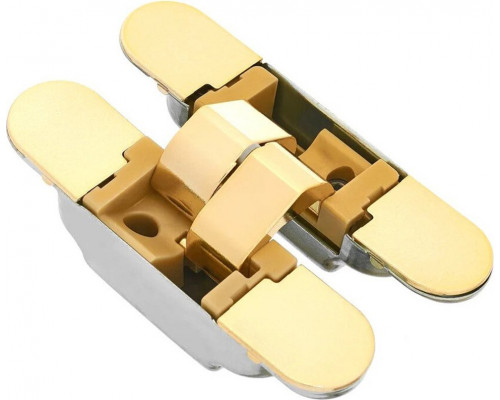 Петля скрытая K1019 3D 110*61,45*26,8/21,2 Золото (универс., 20 кг)