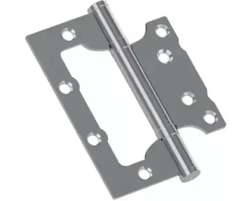 Петля без врезки стальная HFS-1-2B 100*75*2,5 Chrome