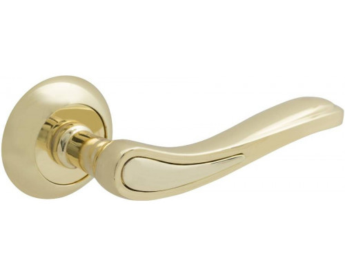 Ручка на круглой розетке Bravo A-464 G Золото (алюм.)