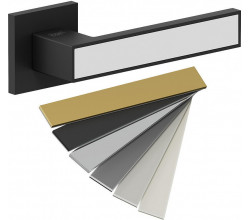 Ручка на квадратной розетке Bravo AS-302 SBlack/7D