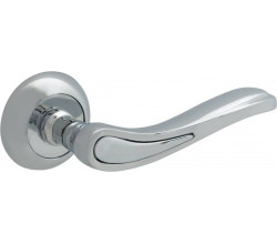 Ручка на круглой розетке Bravo A-464 C Хром (алюм.)