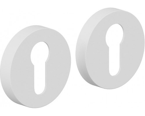 Накладка цилиндровая на круглой розетке Bravo AR-7CL Swhite