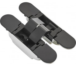 Петля скрытая K1019 3D 110*61,45*26,8/21,2 Черный (универс., 20 кг)