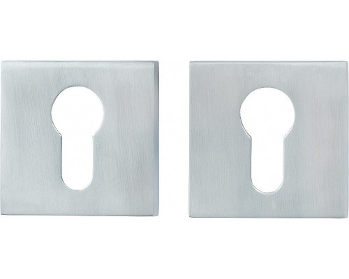 Накладка цилиндровая на квадратной розетке Bravo A/Z-9CL BС БрашХром