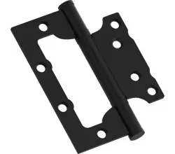 Петля без врезки стальная HFS-1-2B 100*75*2,5 Sblack