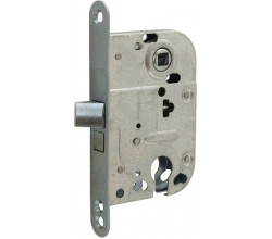 Замок стальной язычок Фин 118 C Хром (отв.планка 0045)