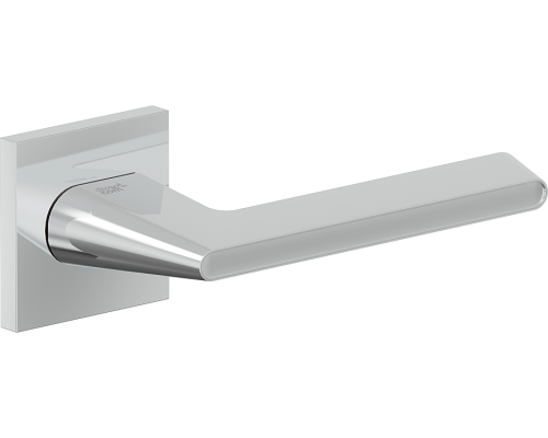 Ручка на квадратной розетке Bravo AS-322 Chrome/5D (алюм.)