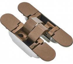 Петля скрытая K1019 3D 110*61,45*26,8/21,2 Бронза (универс., 20 кг)